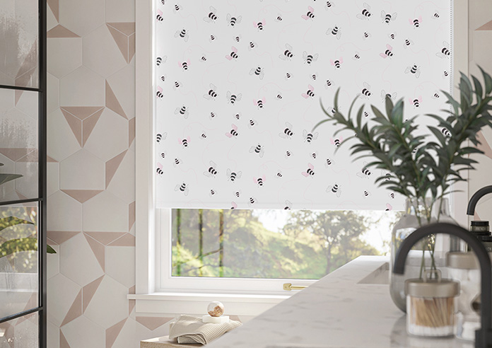 Bumble Bees, Spring - Twist&Fit Roller Blind - Image 5